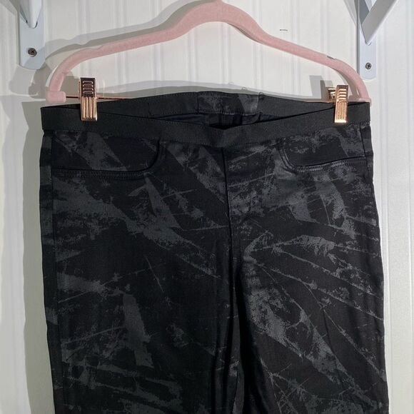 Helmut‎ Lang Black Marble Twill Skinny Ankle Pants Size 30 - Picture 3 of 7